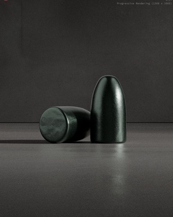 ZAN Tech Polymer Coated 9 mm pistol bullets