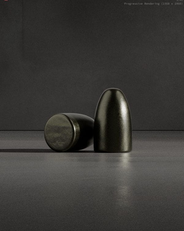 ZAN Tech Polymer Coated 9 mm pistol bullets